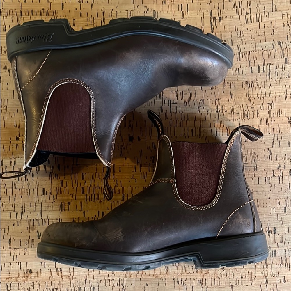 Blundstone Men's Brown Leather Boots
